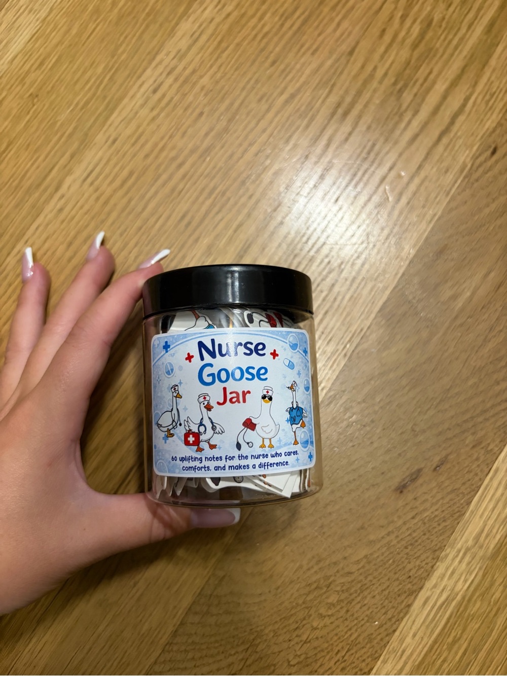 Jar - Encouragement Notes for Nurses (Blue)